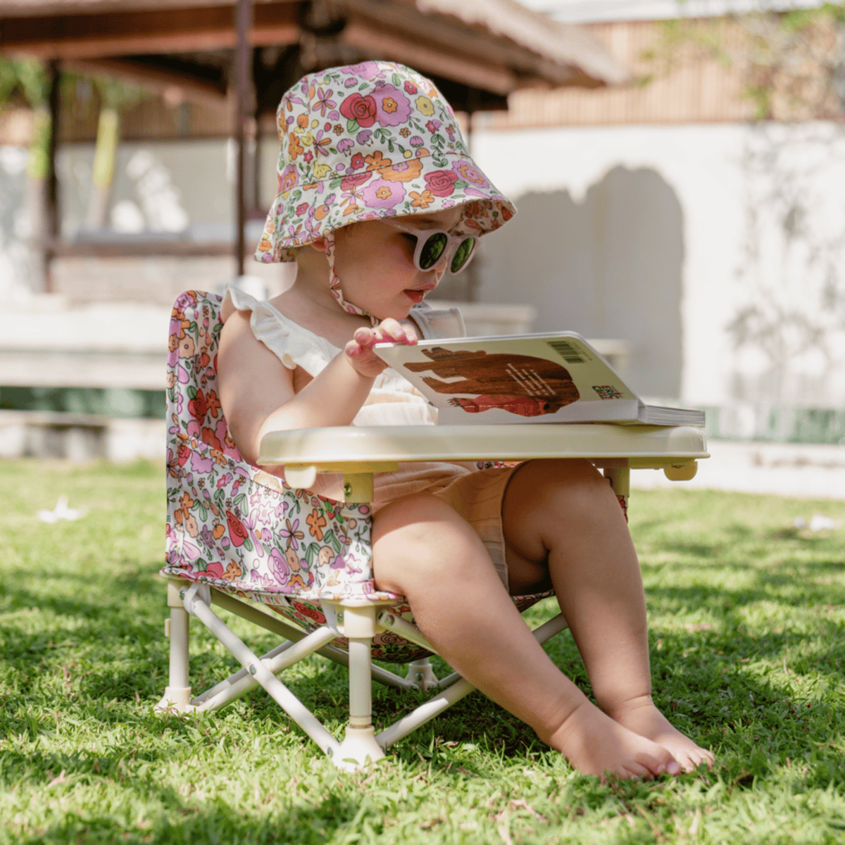 Outdoor day with a baby