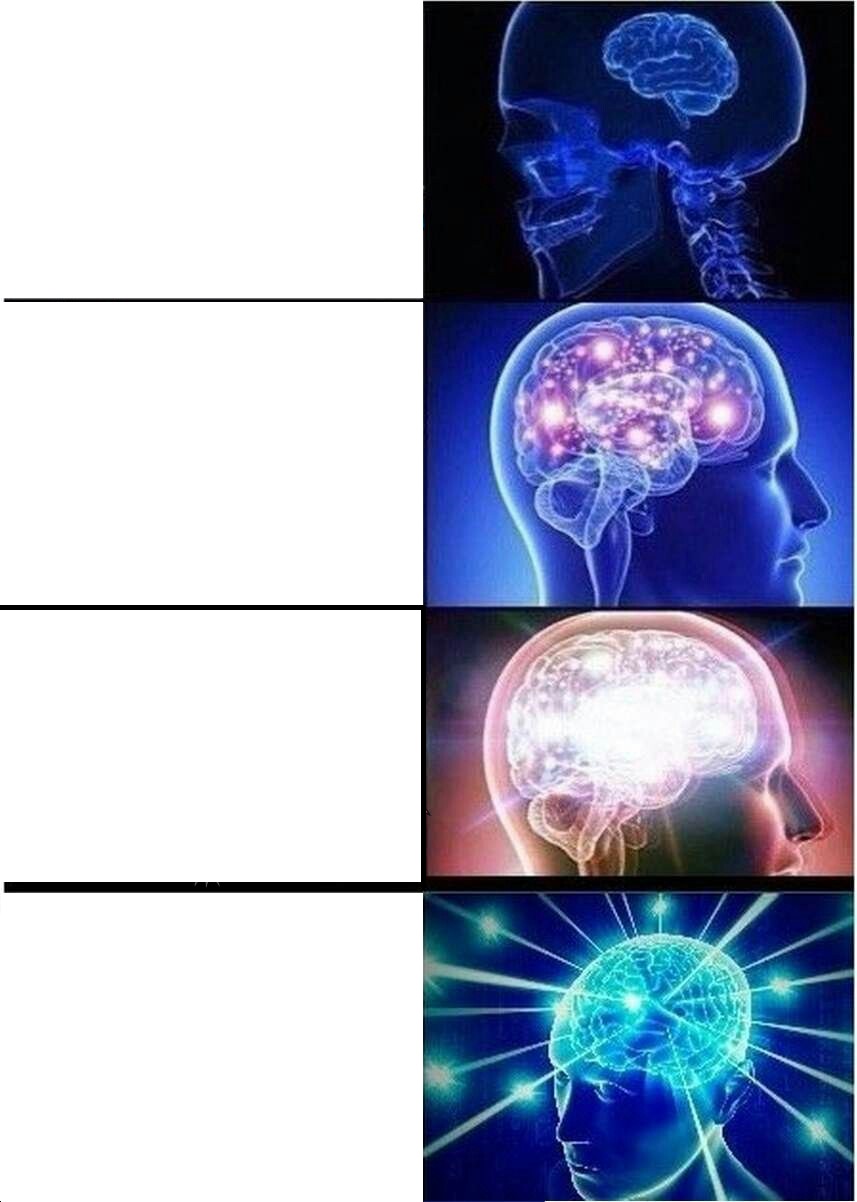 Expanding Brain meme about IZIMINI