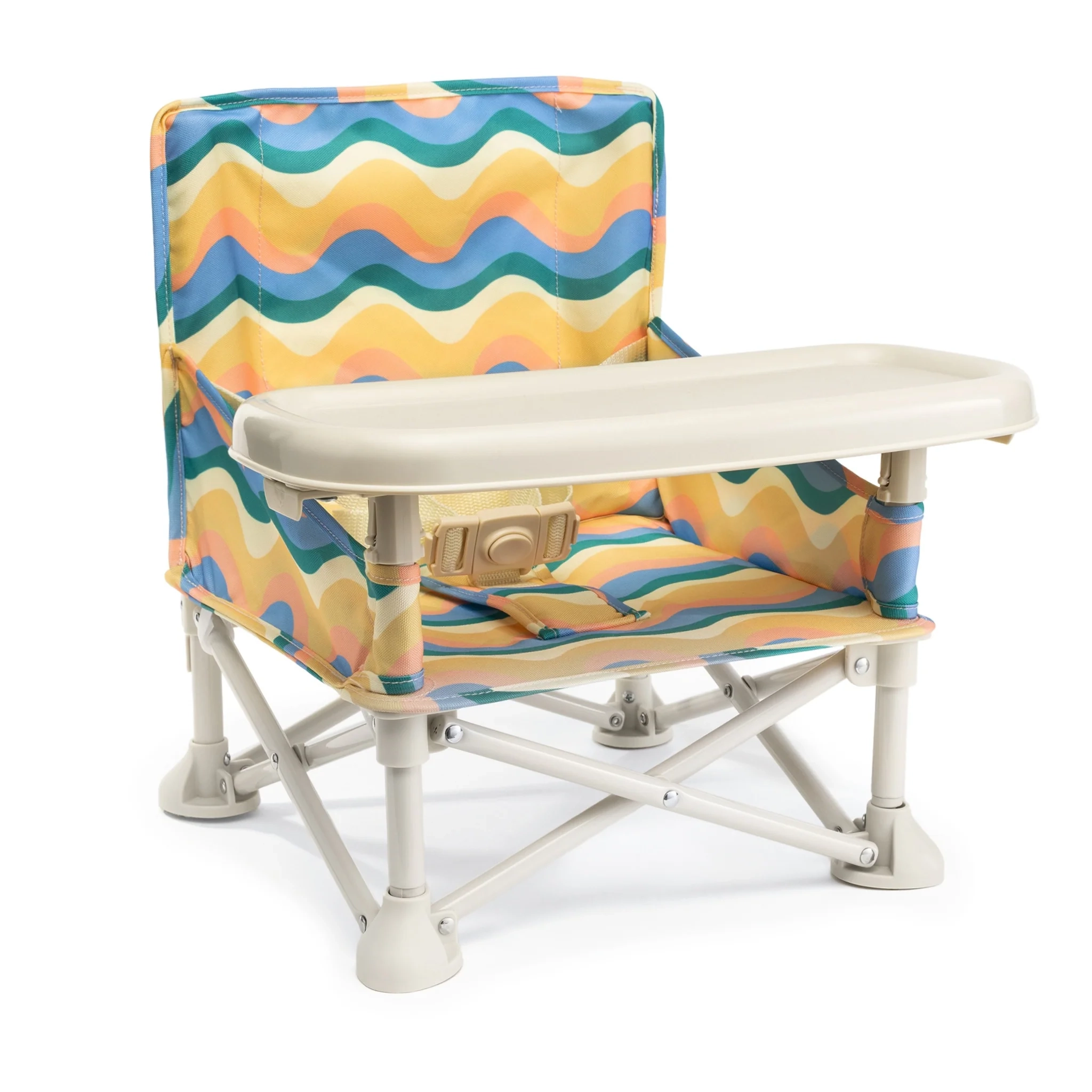 River baby chair V2 in the wave print