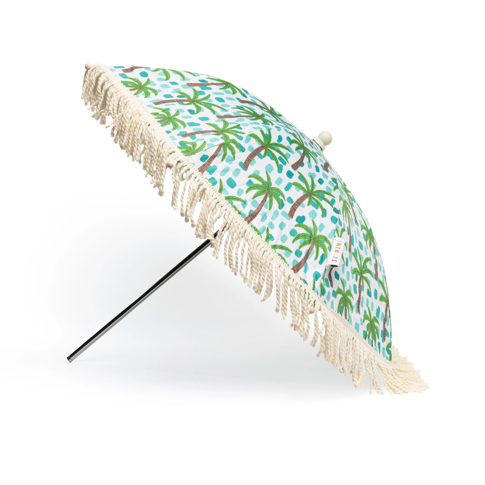 Kai Mini Umbrella with green palm print