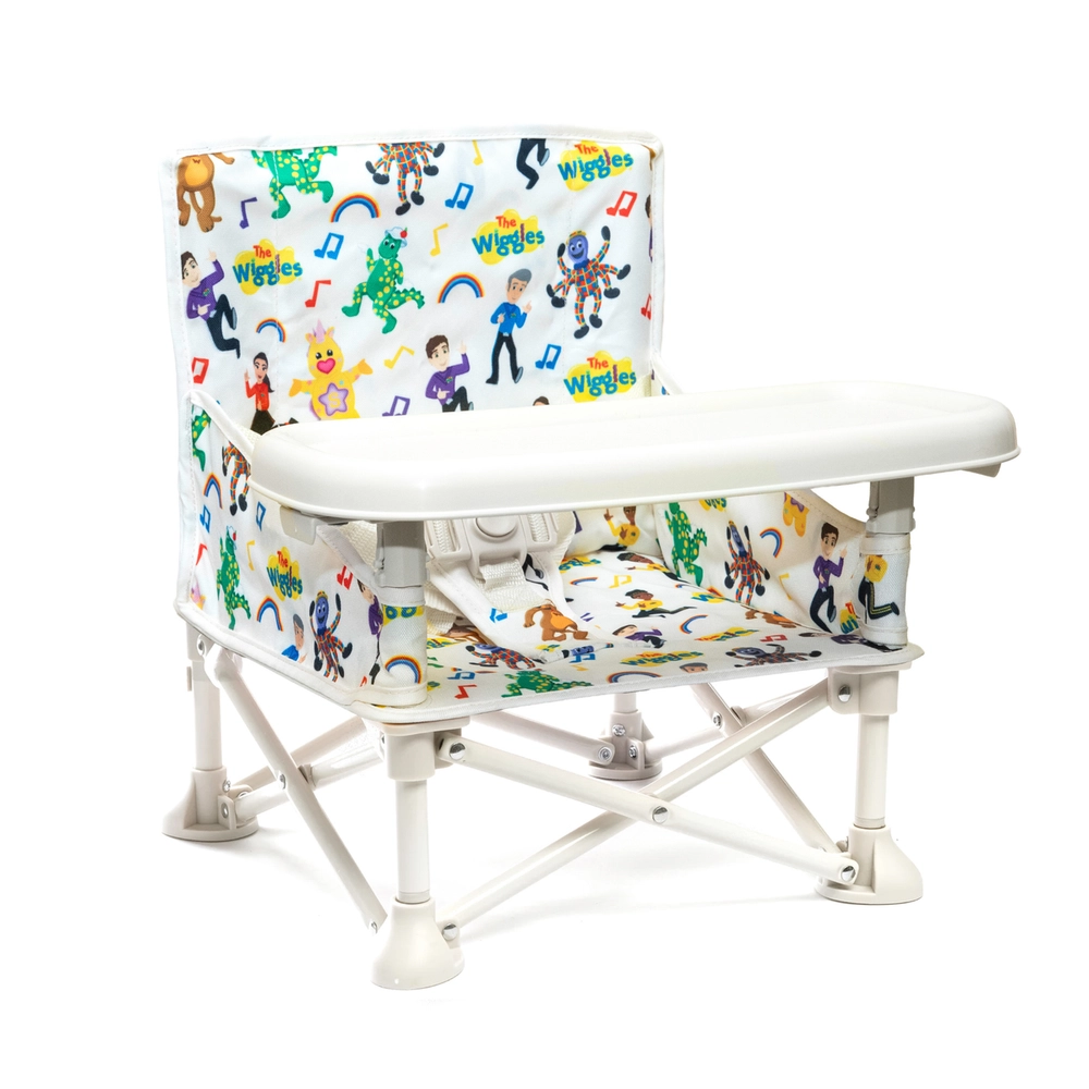 Rainbows baby chair V2 with Wiggles print